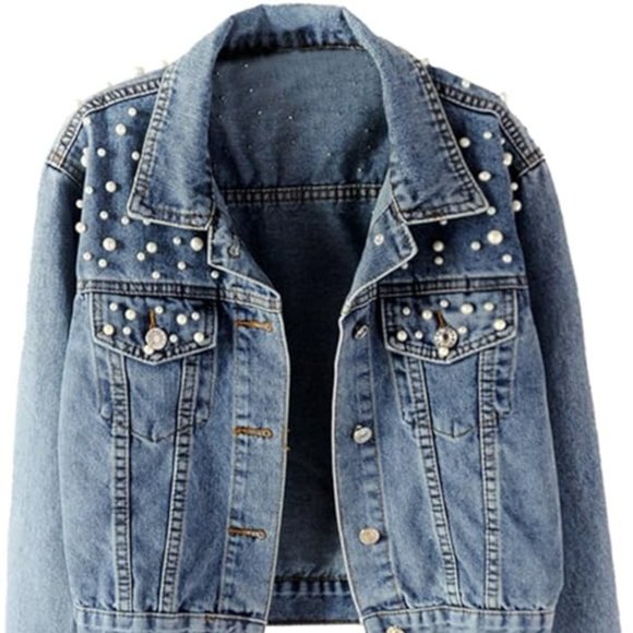 Pearl Denim Jacket - Picture 1 of 4